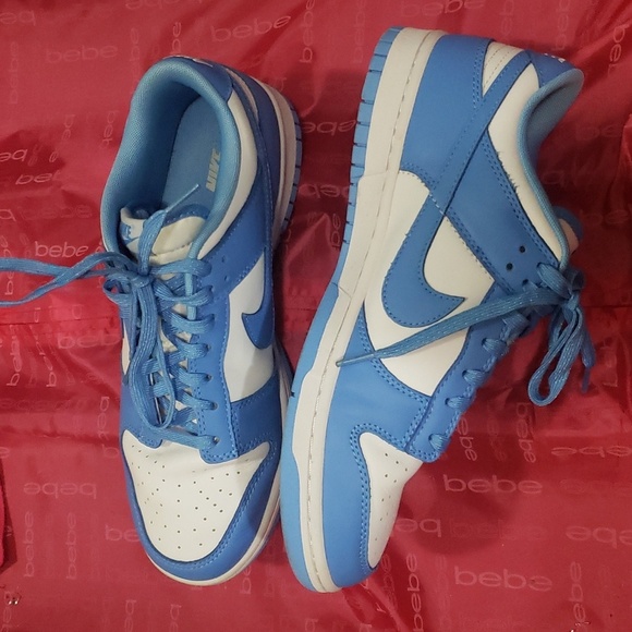 Nike dunk low blue and white colourway size 10 - Picture 1 of 8